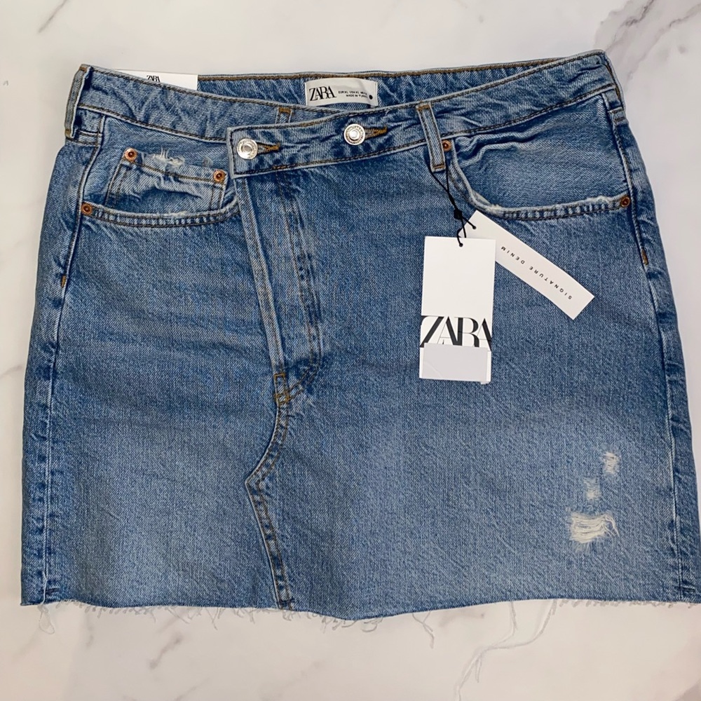 ZARA ZW The Crossed Mini Skirt - Picture 4 of 4